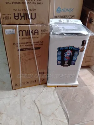 Mika Semi Automatic Single Tub Wash And Spin Washer-6kg