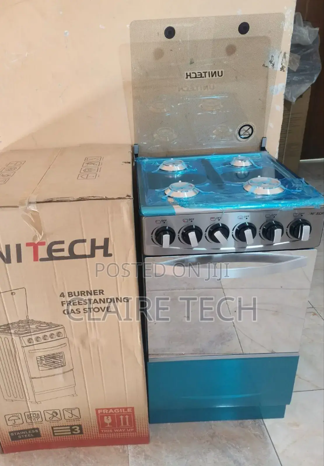 Unitech 4 Gas Standing Cooker