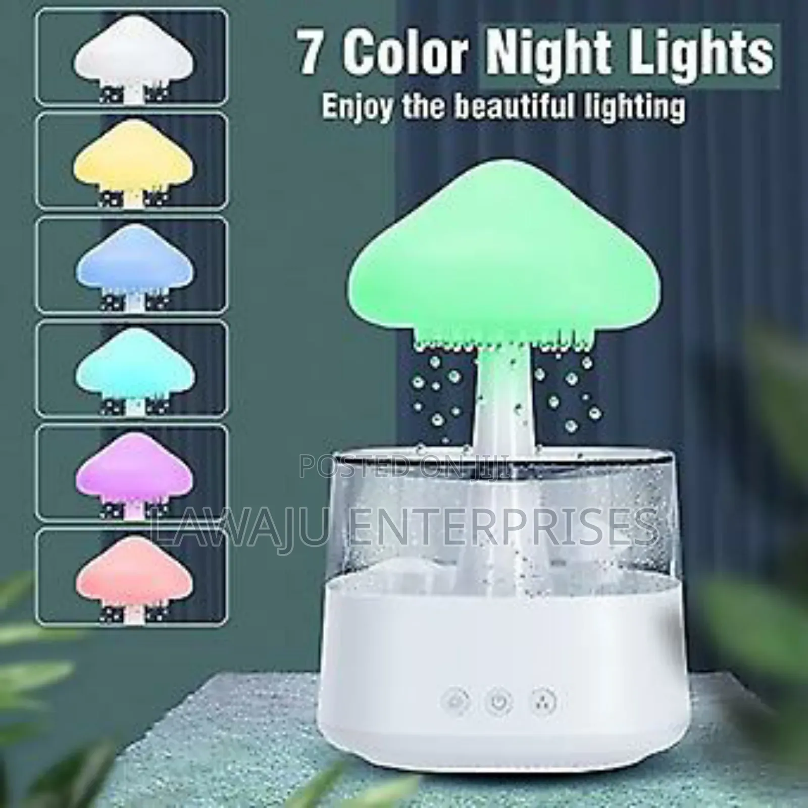 7 Colour Night Light Humidifier