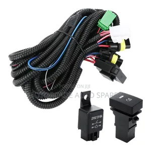 H11,H8,H16 Fog Lights Lamp Wiring Harness Switch Kit