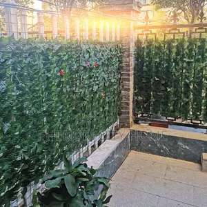 Artificial Green Privacy Fence
