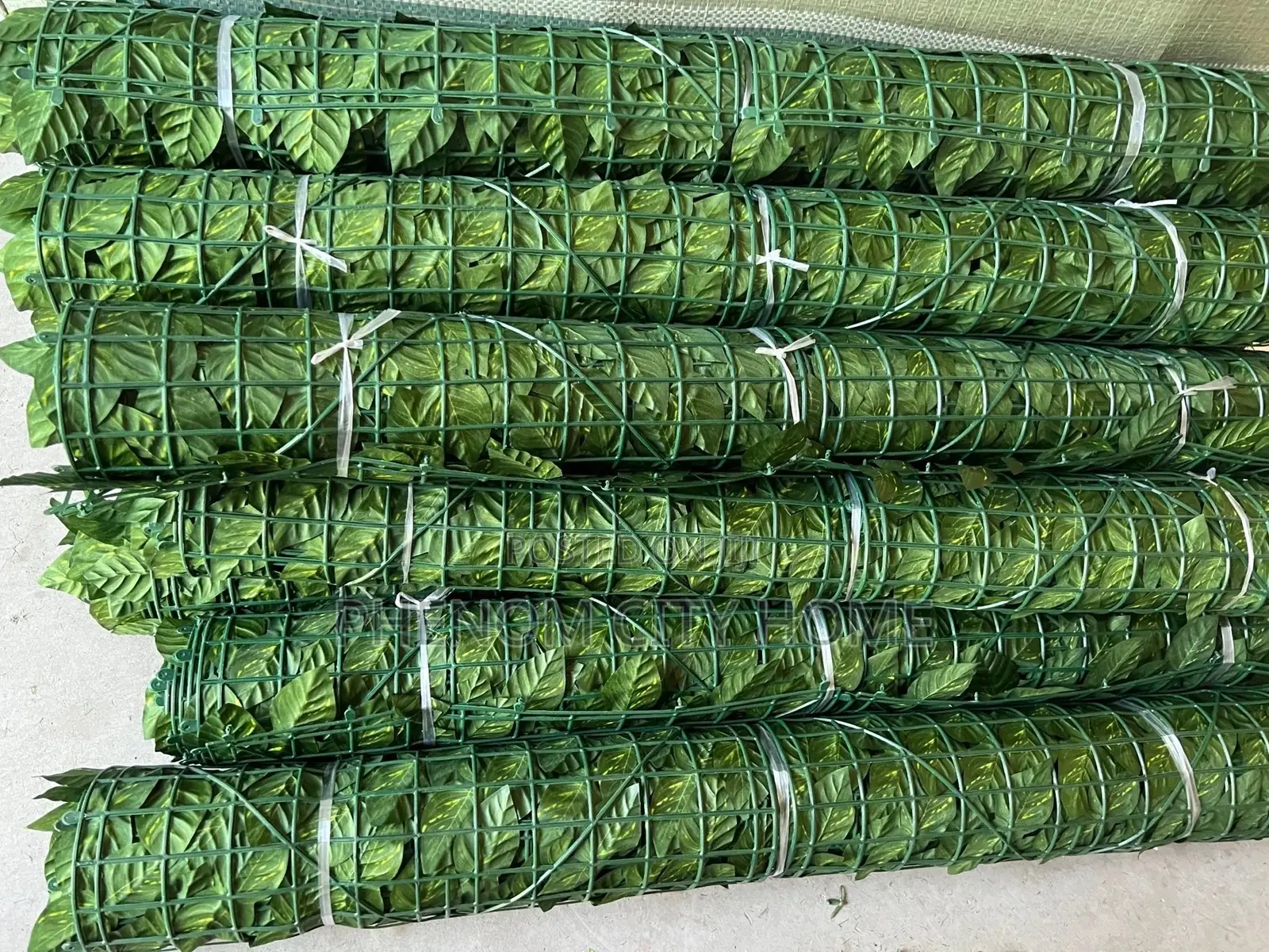 Artificial Green Privacy Fence
