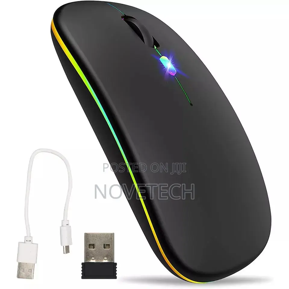 Wireless Optical Mouse 2.4 GHZ Rechargeable HP PC Laptop