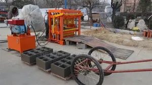 8HP Movable Cement Brick Making Machine for Sale