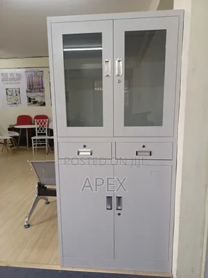 Half Glass File Cabinet.