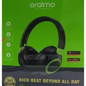 Oraimo Boompop 2 ENC Over-Ear Wireless Headphones