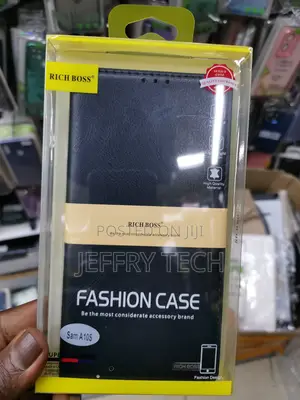 Universal Richboss Flip Cover for Samsung A10s -Black
