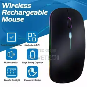 2.4ghz Bluetooth Wireless Optical Mouse USB Rechargeable