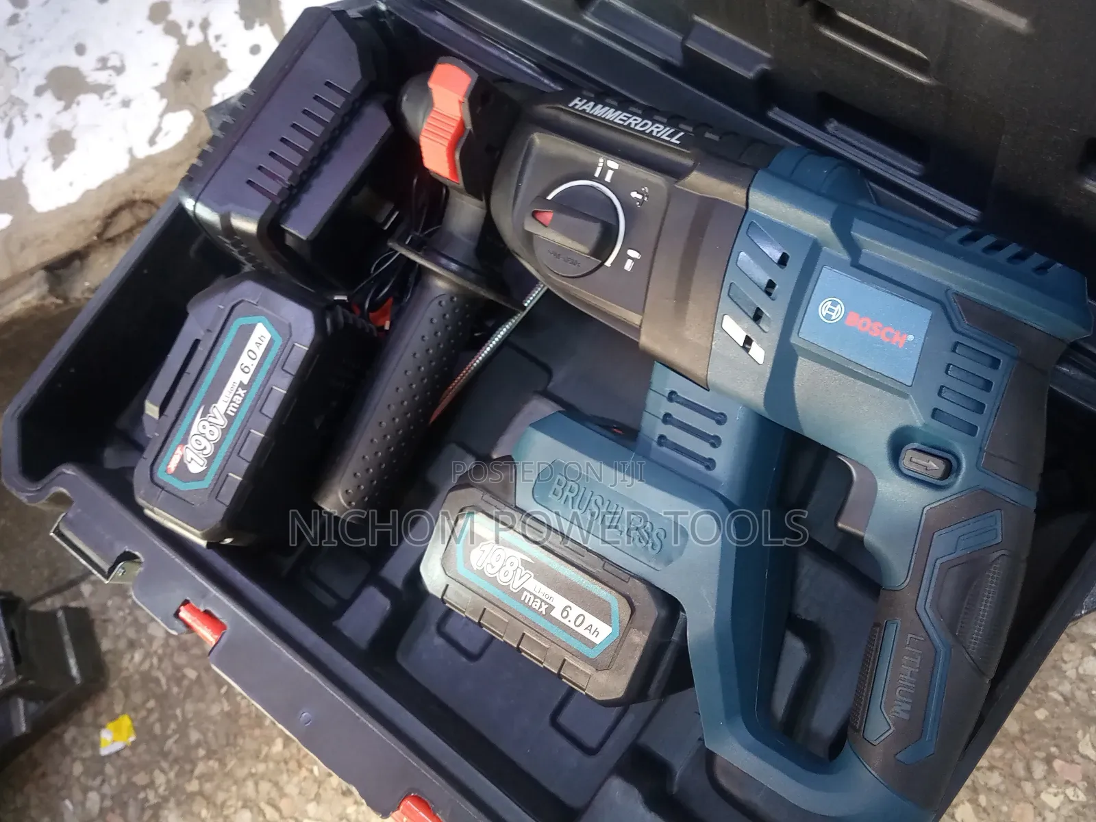 198v Bosch Cordless Rotary Hammer Drill/Rechargeable Rotary