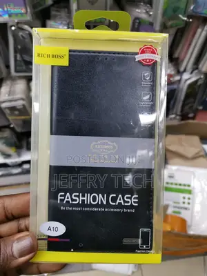 Universal Samsung A10 Rich Boss Leather Flip Case -Black