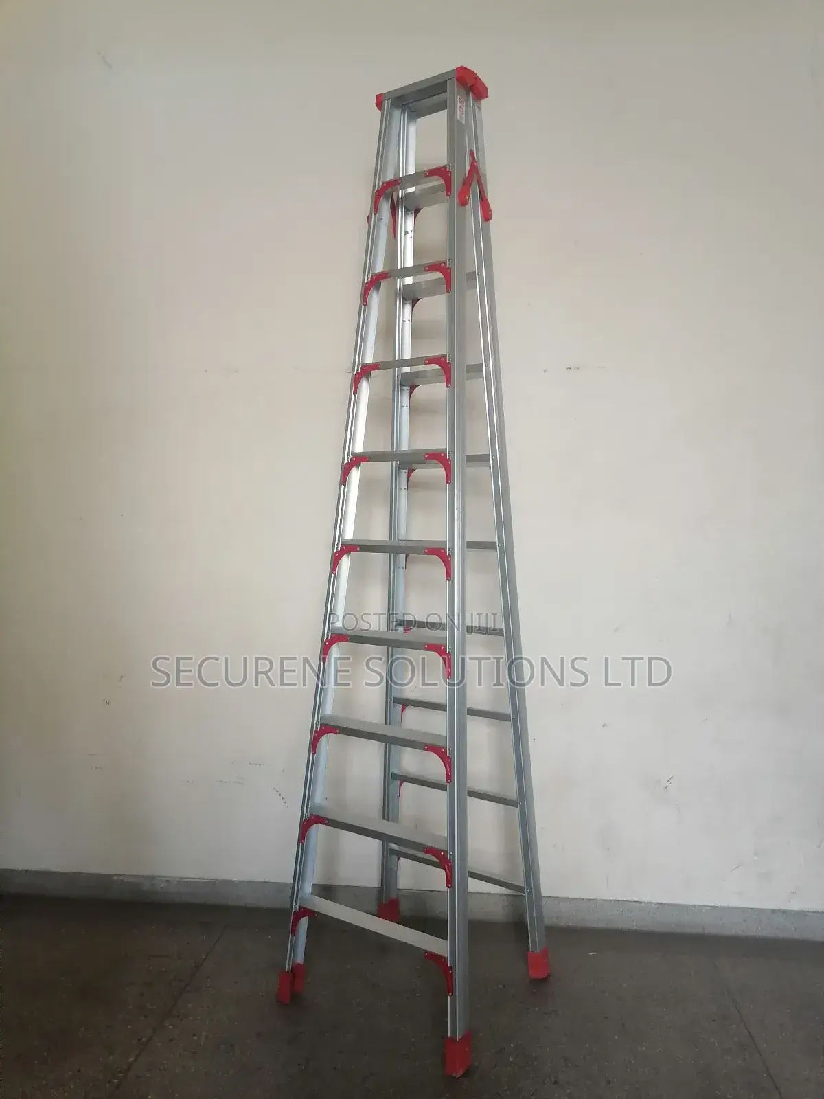 10ft/10steps Aluminium Mini Folding A Type Ladder.