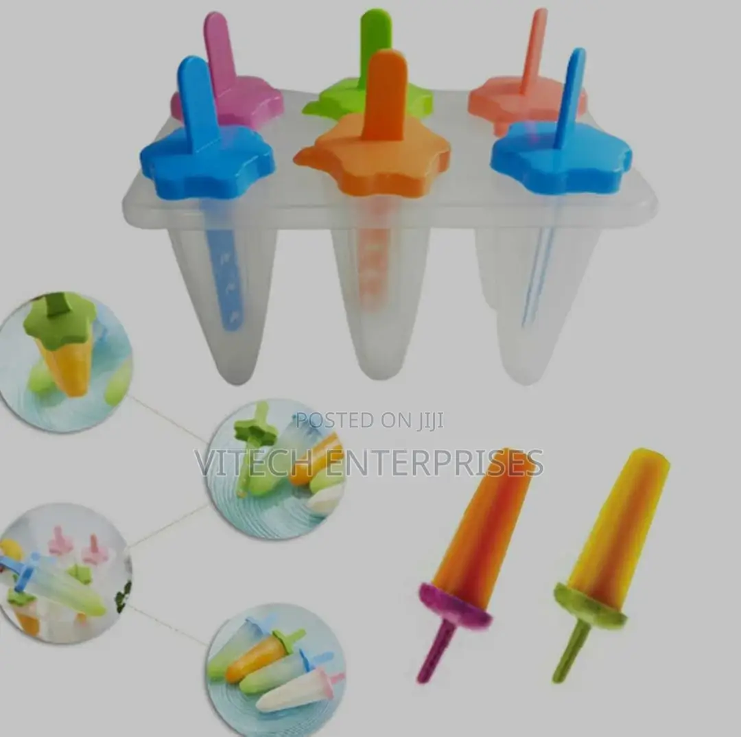 Popsicle Molds,1pack of 6-Hole