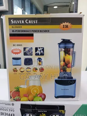 2 in 1 Silver Crest Heavy Duty Commercial Blender 2.5litres