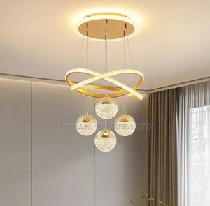 LED Modern 6 in 1 Pendant Light 3 Color Bt5