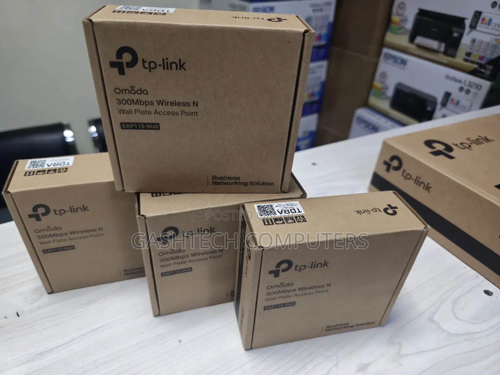 Tp-Link Wireless N Wall-Plate Access Point - TL-EAP115-WALL