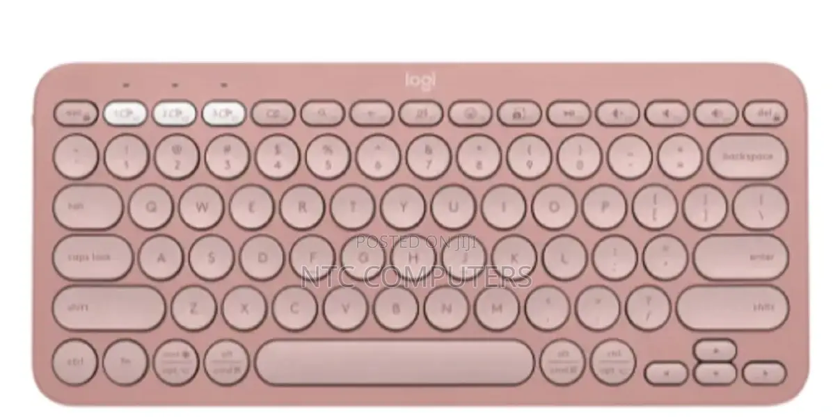 Logitech K380s Multi-Device Bluetooth Keyboard - Tonal Rose