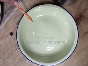 Enamel Plate/12pc Enamel Plate Plain 20cm