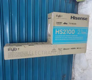 Hisense 2.1ch Soundbar With Wireless Subwoofer New Sealed