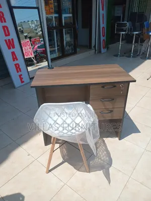 American Wallnat Desk and Eames Chair