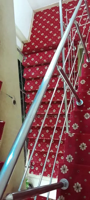 Red Flowered Wall to Wall Executive Carpet