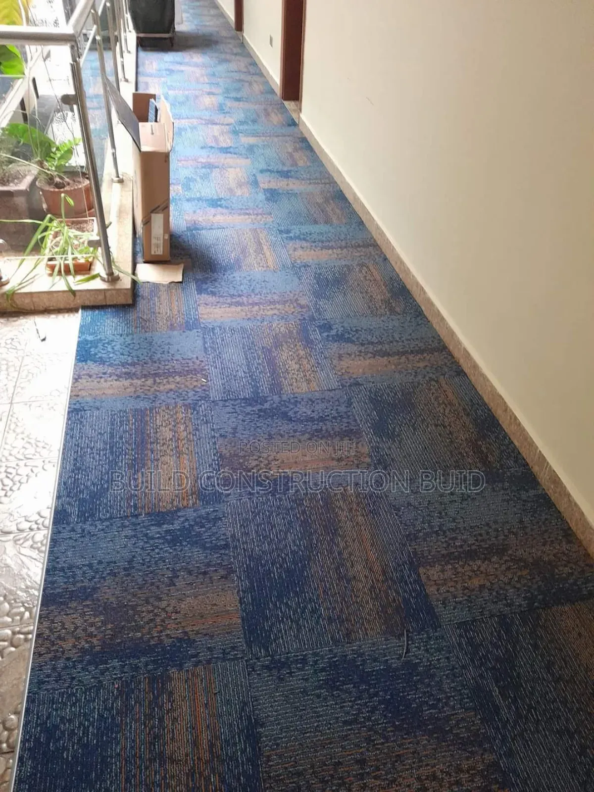 Blue/Orange Carpet Tiles Suppliers