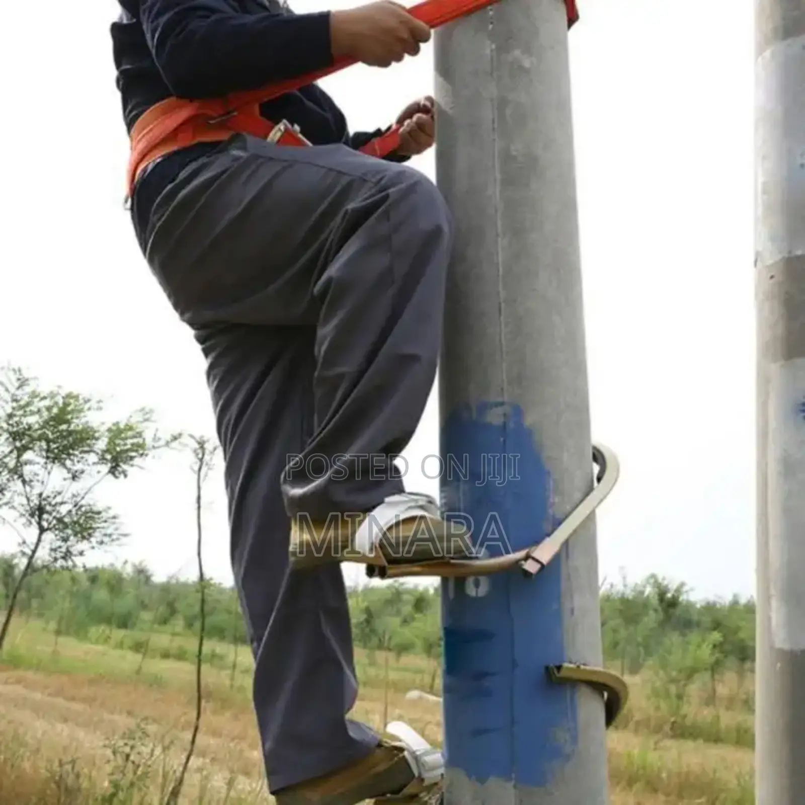 Concrete Pole Climbers Plus Safety Harness Belt