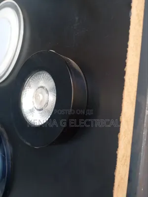 3W Led Slim Cob Mini Surface Ceiling Light Black Warm