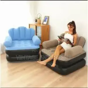 *Inflatable 5 In1 Sofa Bed With Manual Pump*