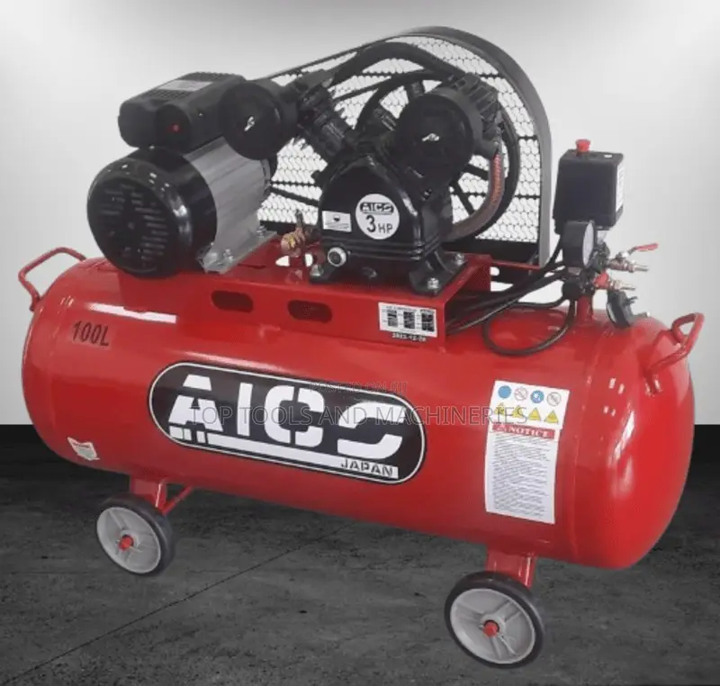 Aico 100 Litres ELECTRIC DRIVEN 3hp Motor Double Piston