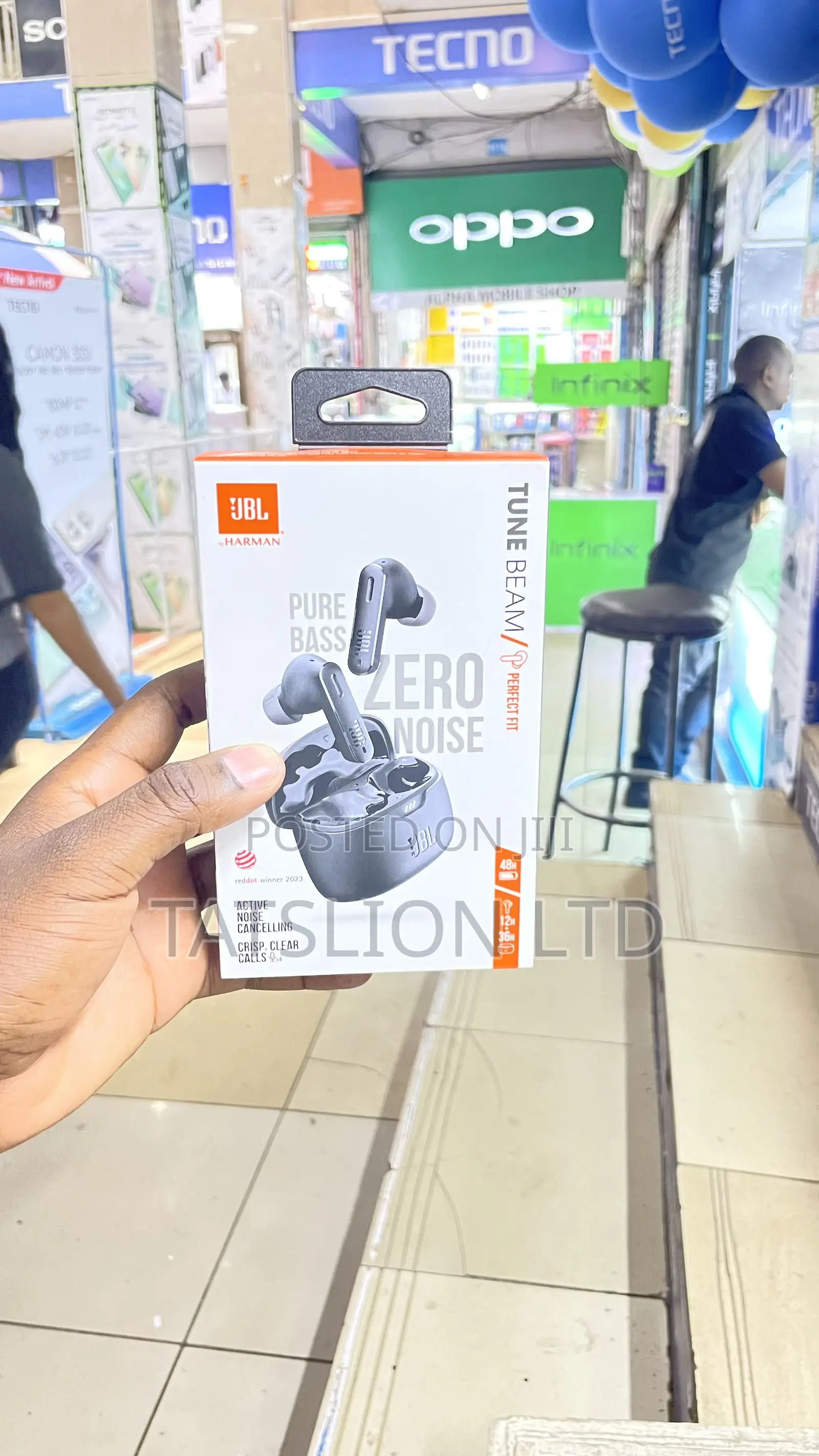 JBL Tune Beam - True Wireless Active Noise Cancelling With S