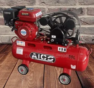 Aico Compressor ENGINE DRIVEN Double Piston 8.0hp 50 Litres