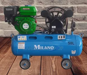Milano Italia Compressor Double Piston 7.5hp Engine 50 LTRS