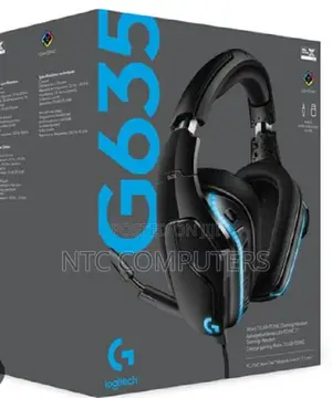 Logitech G635 Lightsync Wired Gaming Headset 7.1 - Black - U