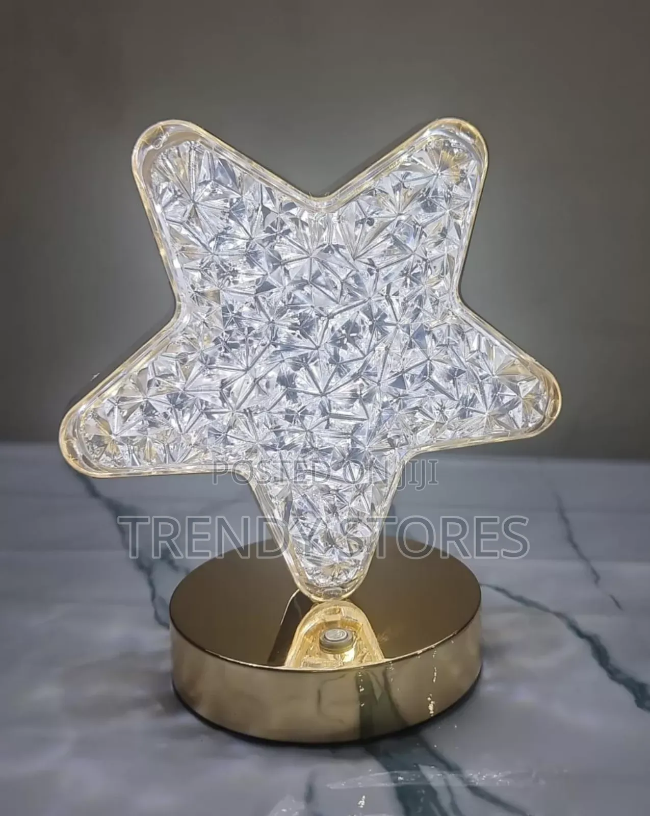 Star White Light Table Lamp