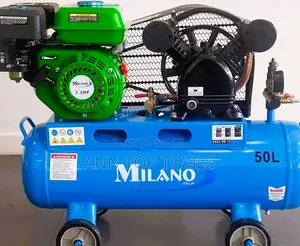 Milano Italia Compressor ENGINE DRIVEN Double Piston 7.5hp E