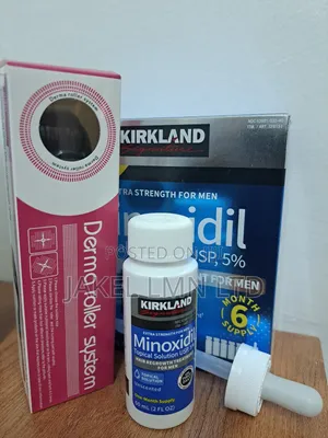 Kirkland 5% Minoxidil + Dermaroller Beard Growth
