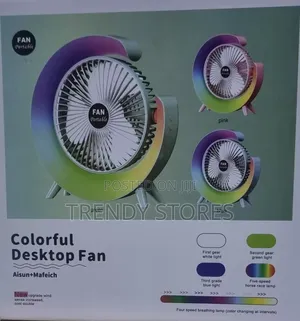 Colorful Desktop Fan