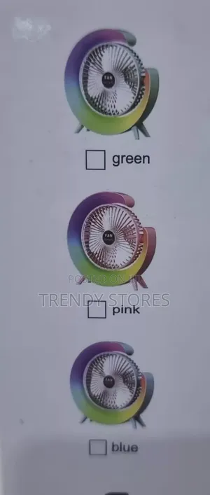 5 Colour Mode Desktop Fan
