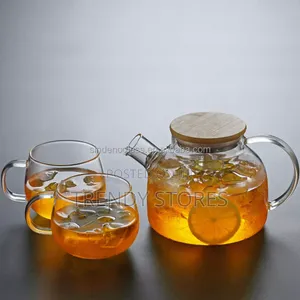 High Borosillicate 1000ml Glass Teapot