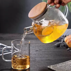 High Borosillicate 1500ml Glass Teapot