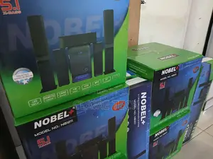 Nobel 5.1CH Home Theatre Speaker System 80W R.M.S Sub Woofer