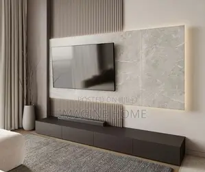 White Marble Sheets/ Fluted Wall Panels Brown Color
