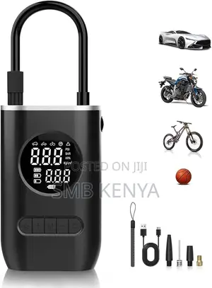 Rechargeable Electric Air Pump For Car Tires With Gauge