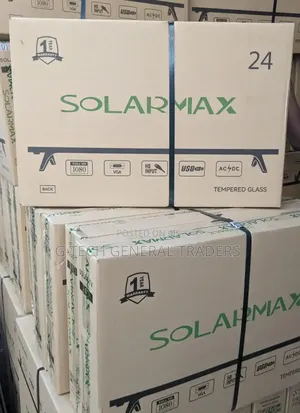 Solarmax 24" Digital Led Tv, Inbuilt Decoder Free Channels