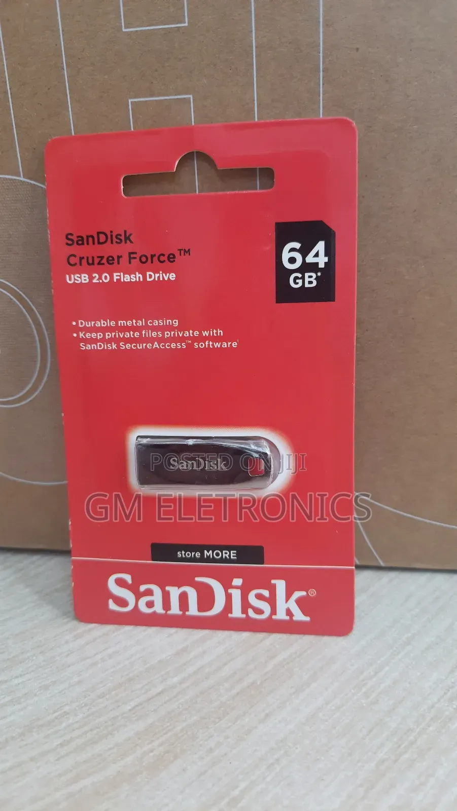 The Sandisk Cruzer Force 64gb Usb 2.0 Flash Drive (New)