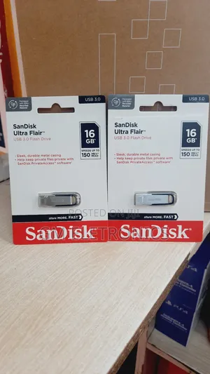 The Sandisk Ultra Flair Usb 3.0 Flash Drive, Class 10.( New)