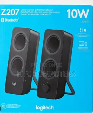 Logitech Z207 Bluetooth Stereo Speakers - Black