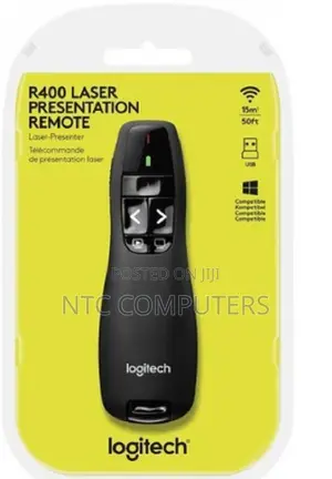 Logitech R400 Wireless Presentation Remote - Black