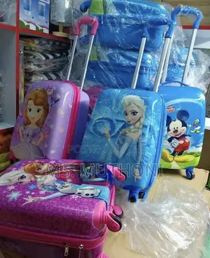 Kids Cartoon Themed Trolley Bags