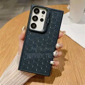 Samsung A35 Water Cube Phone Case Magnetic Bracket Heat Diss